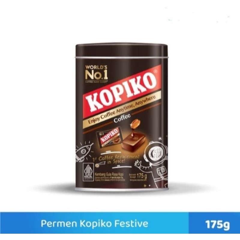 

Permen Kopiko 175gr Coffee Candy Permen Copiko Kopi Kaleng KopiKo