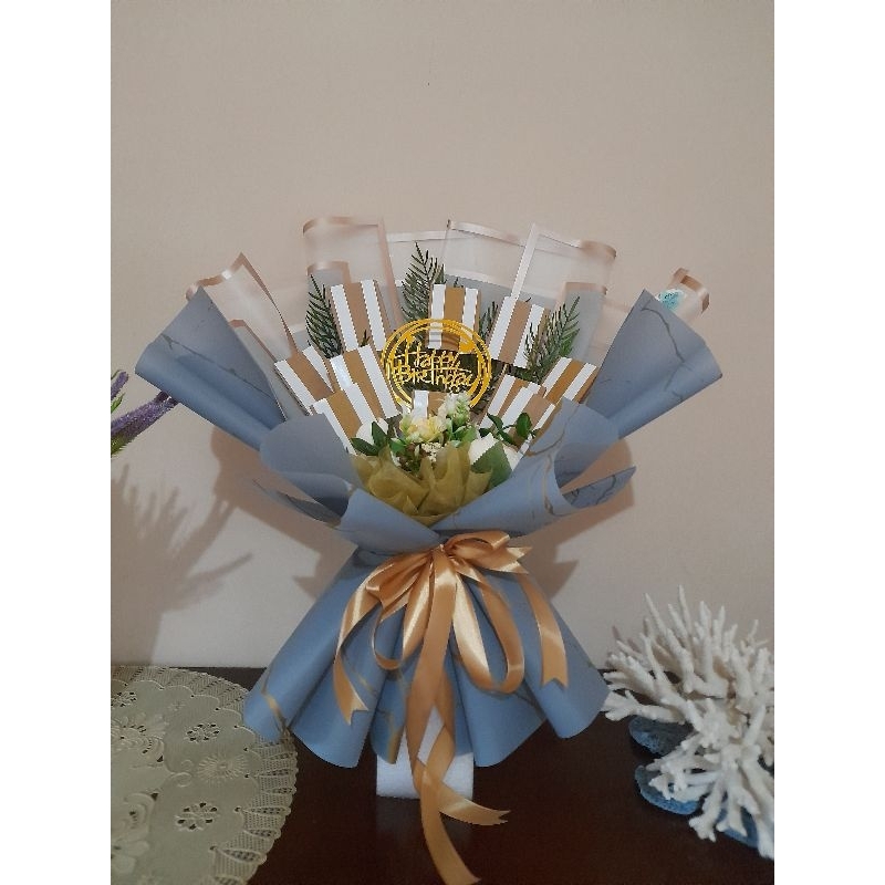 Buket Bunga Kosong (Isian untuk menempelkan Rokok)