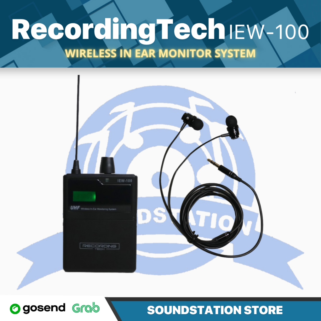 RECORDING TECH IEW-100 Wireless Receiver | IEM IEW 100 RX