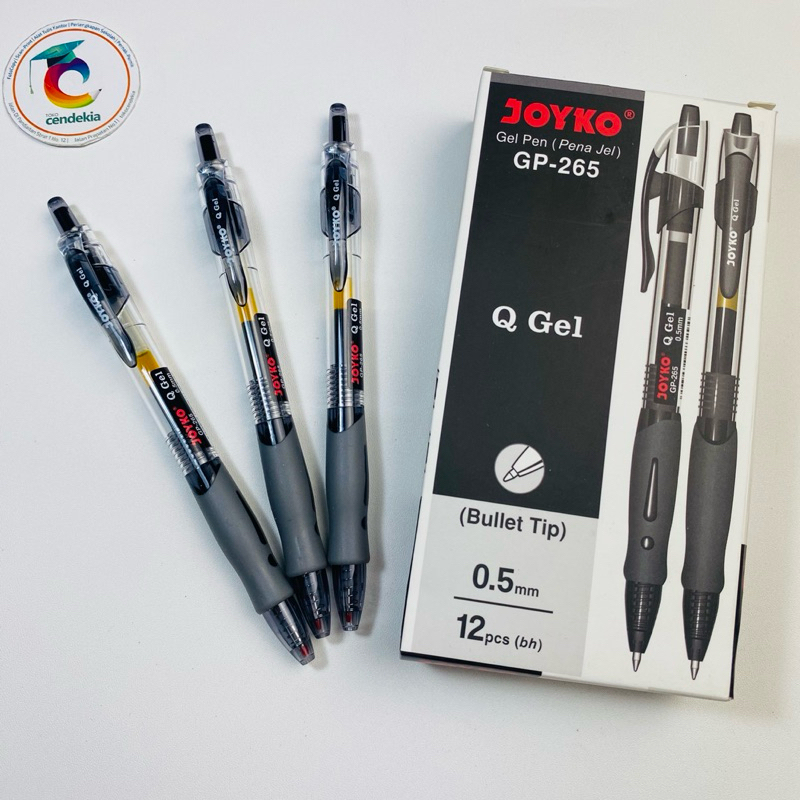 

Pulpen JOYKO GP-265 Qgel Hitam 0.5mm - 12 pcs