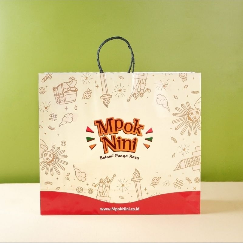 

Paper Bag Full Color | Oleh-Oleh khas jakarta | Mpok Nini