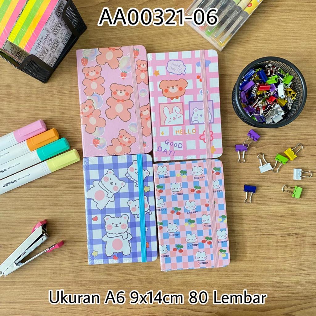 

MEMO AA00321-06 A6-80 BEAR UKURAN A6 - NOTE BOOK DIARY BUKU CATATAN
