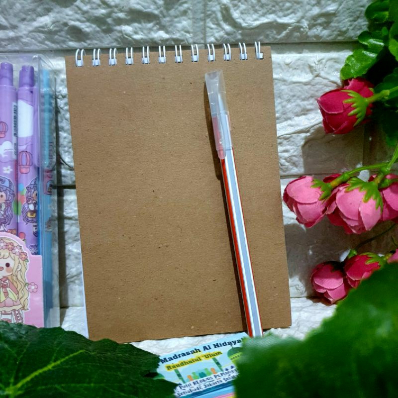 

notebook spiral A6 rustic