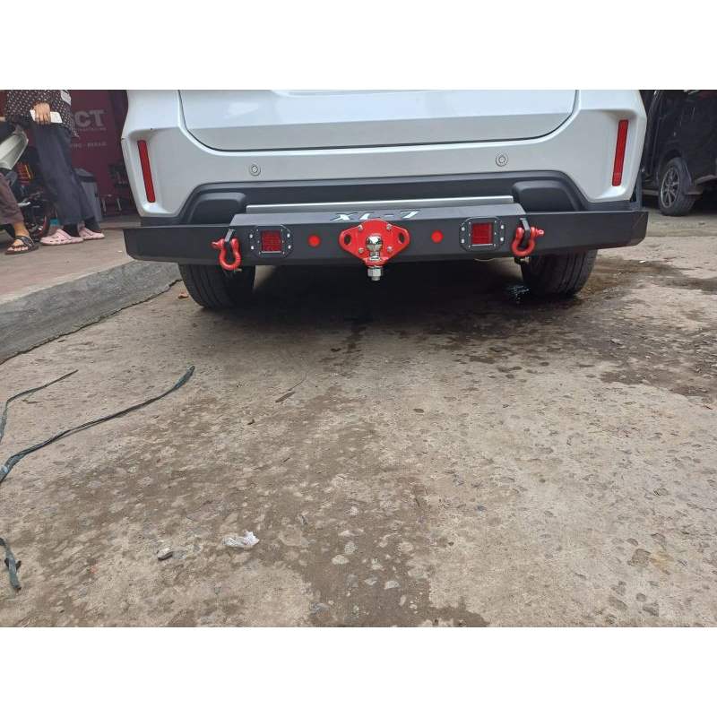 Tanduk pengaman bemper belakang mobil xl7 model custom