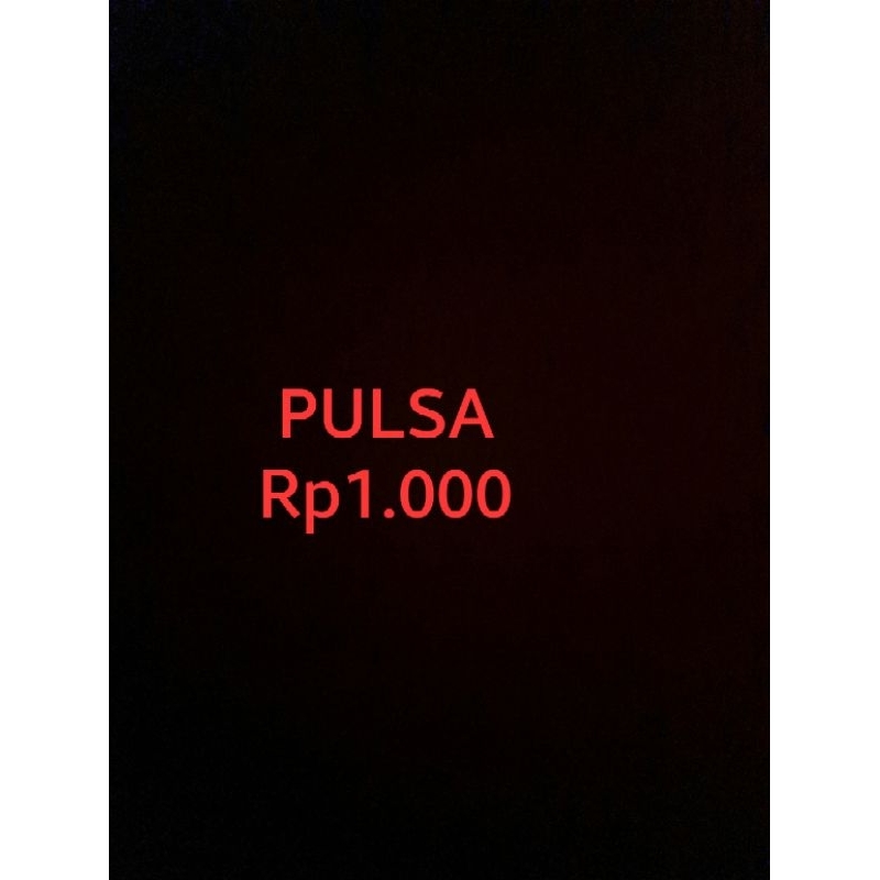Pulsa Rp 1.000