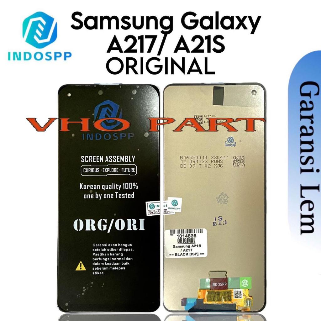 ORIGINAL INDOSPP - LCD Touchscreen Fullset Samsung Galaxy A21S / A217 / A217F / SM-A217F / SM-A217F/