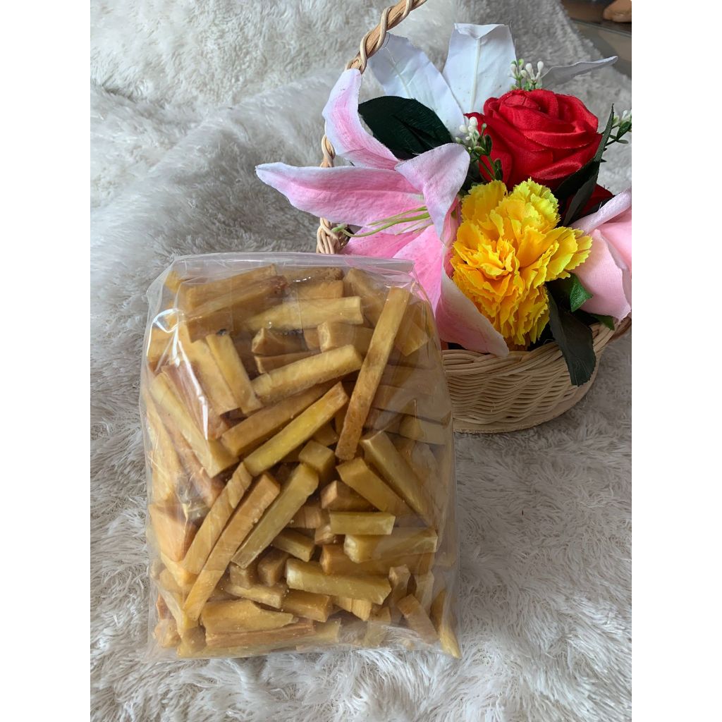 

Cemilan Kiloan Grosir Termurah Stik Keripik Sukun Super Mentega 500 Gram