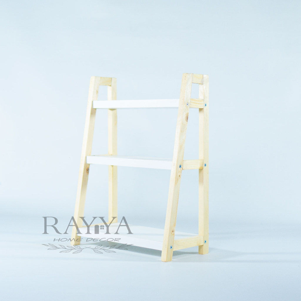 Rak Bumbu Dapur TERLARIS.... Rak Kayu 3 Tingkat/ Rak Bumbu Dapur Kayu 3 Susun Medium