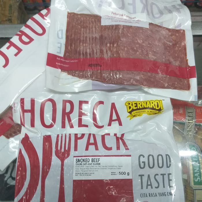 

BHP SMOKED BEEF BLOCK 500GR (Bernardi Horeca Pack)