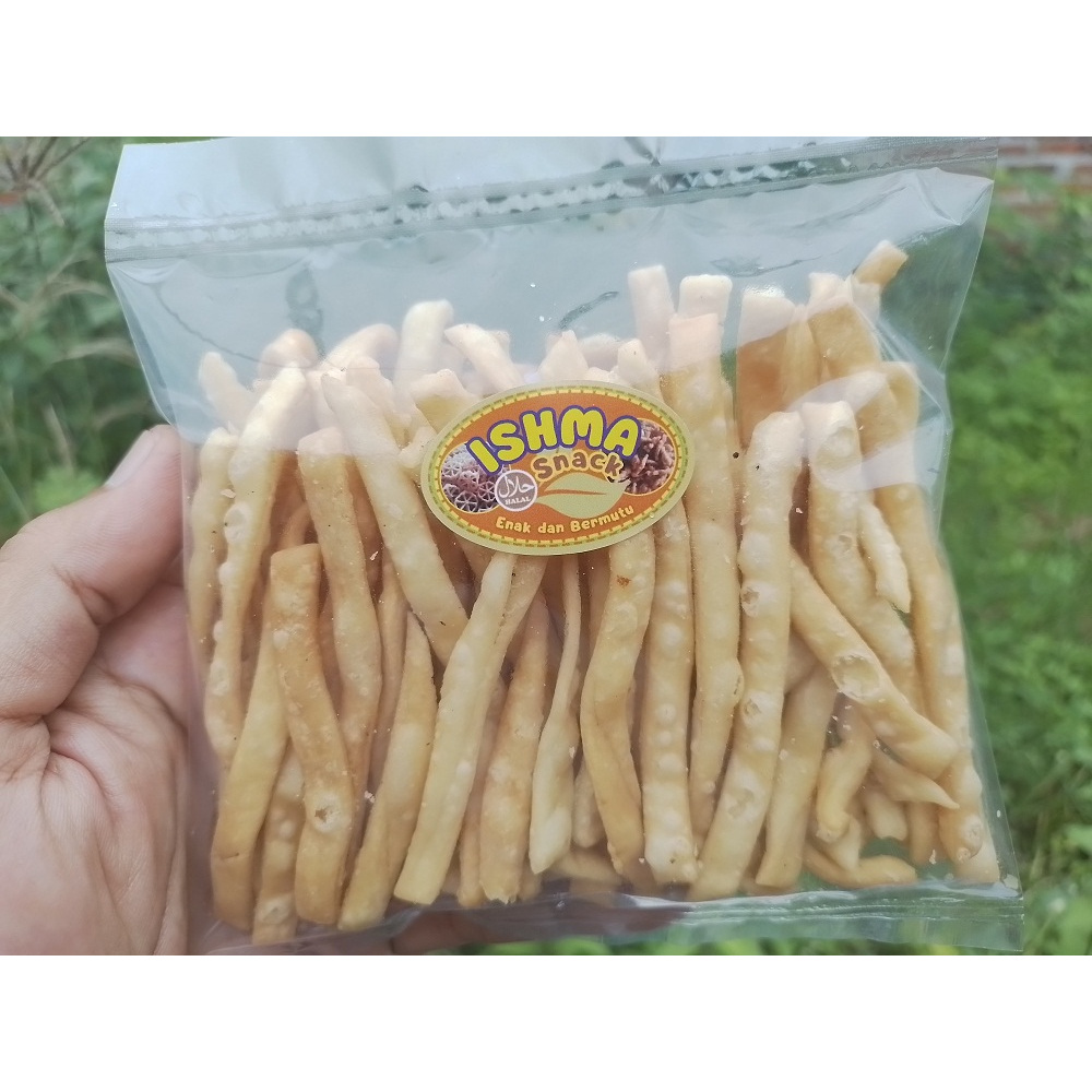 

Stik Bawang 100gr Original Enak Gurih Empuk Renyah Murah - Jajanan Viral Kue Bawang Terenak dan Terlezat Bikin Ketagihan