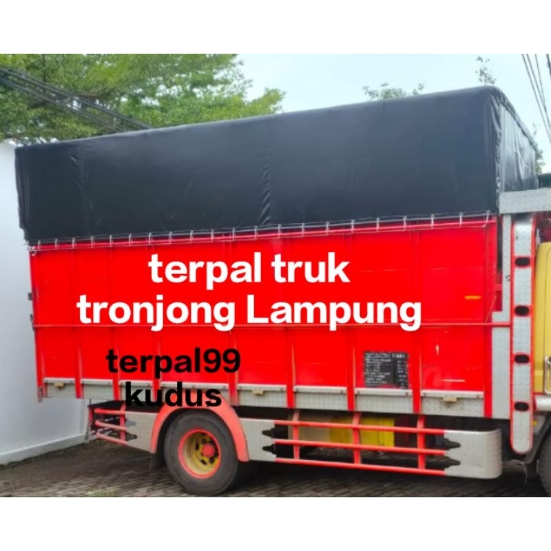 terpal truk tronjong(Lampung). bahan terpaulin semi karet