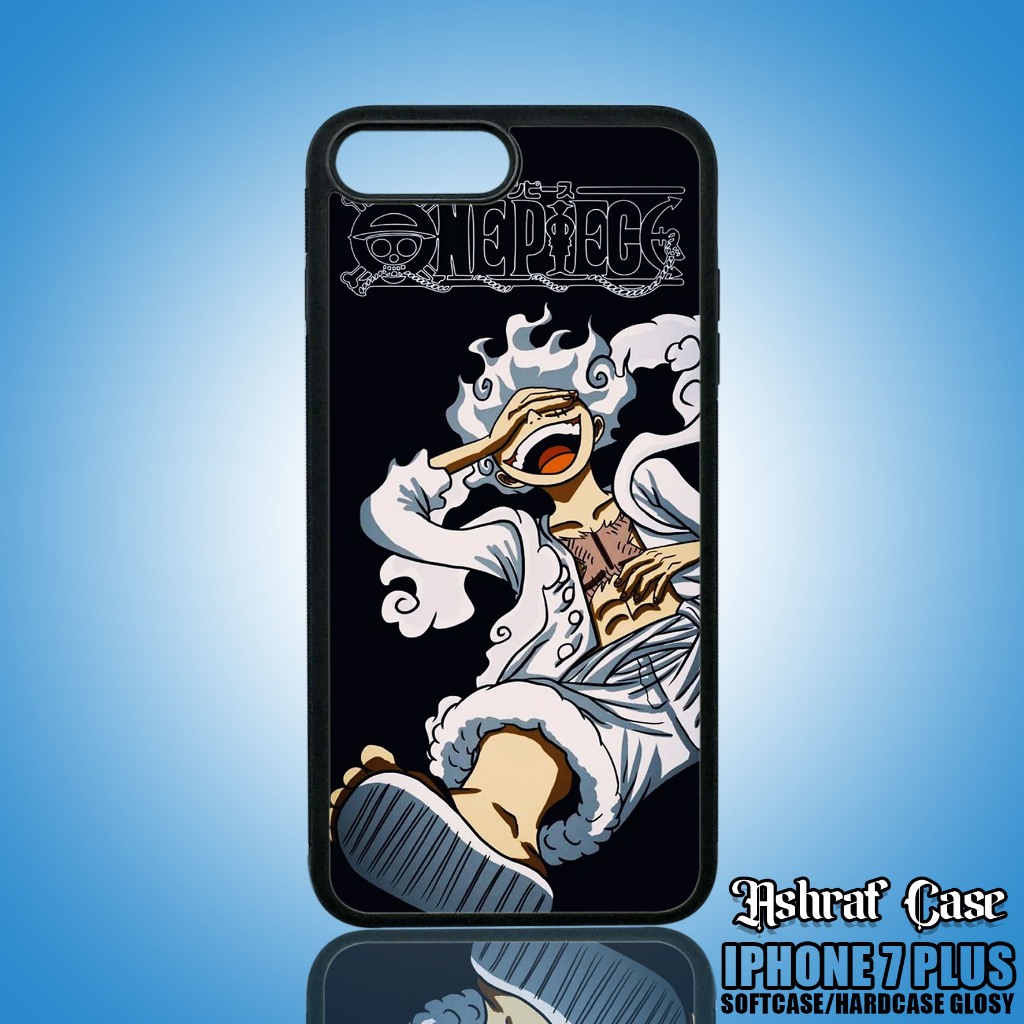 Case IPhone 7 Plus - Casing Hp IPhone 7 Plus ( LUFY ) Silikon Hp IPhone 7 Plus - Softcase Glass Kaca