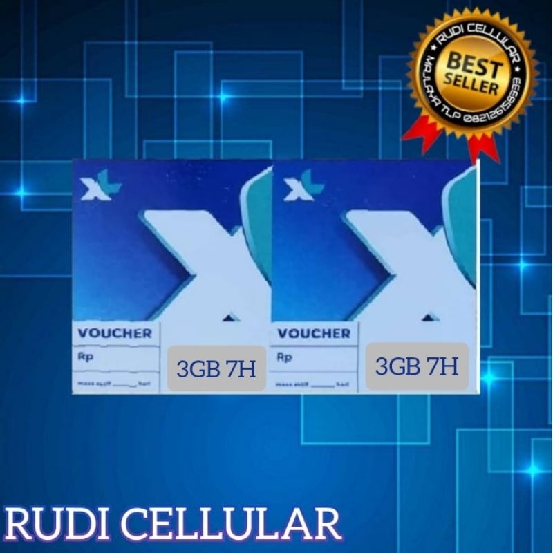 Voucher XL Axiata 3gb 7hari