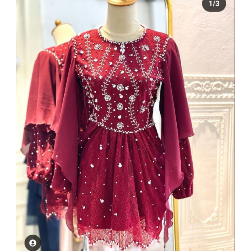 kebaya wisuda modern mewah