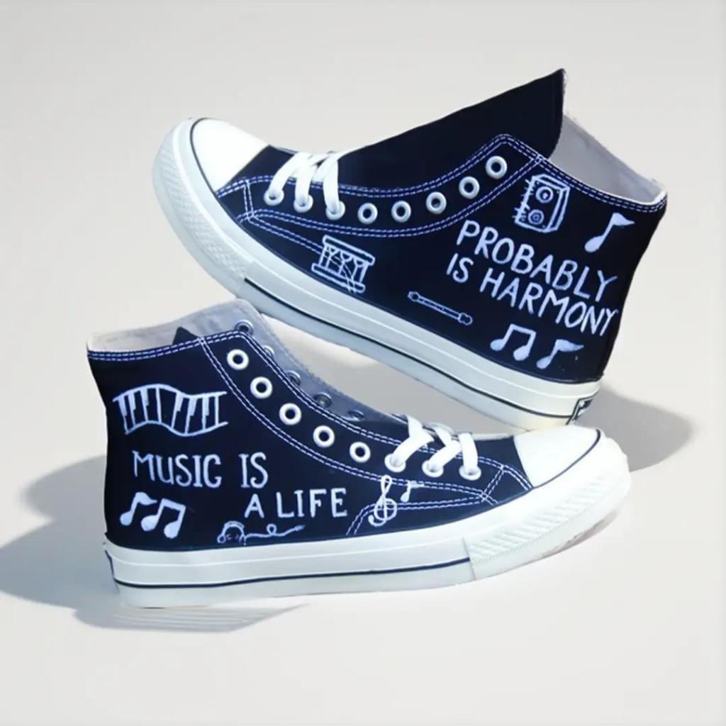 Ventela BTS High Black Custom MUSIC