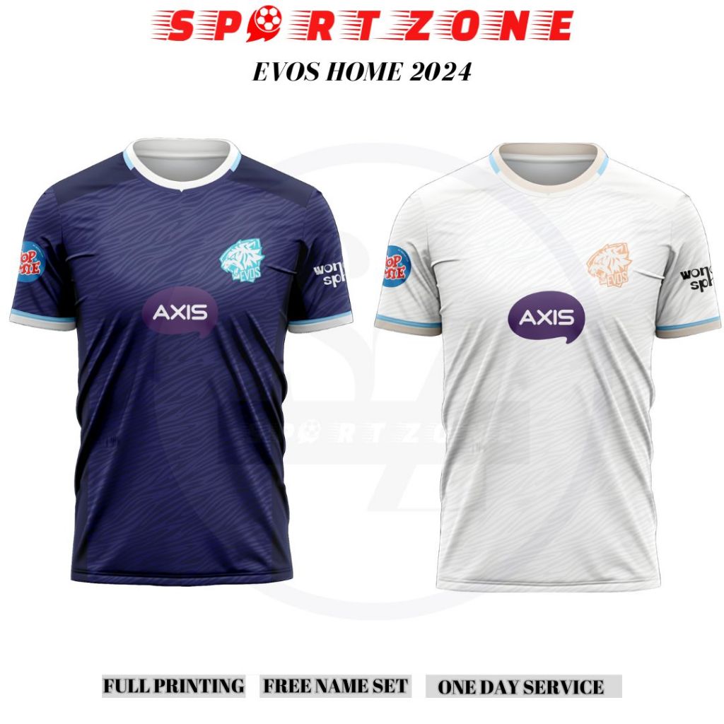 Jersey baju EVOS HOME AWAY 2024  terbaru premium
