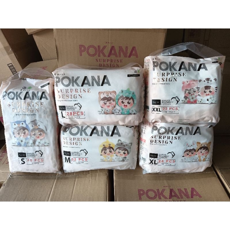 hjy Pokana NB-S 26/S40/M32/L28/XL24/XXL22 BELI 2 FREE MASKER POKANA