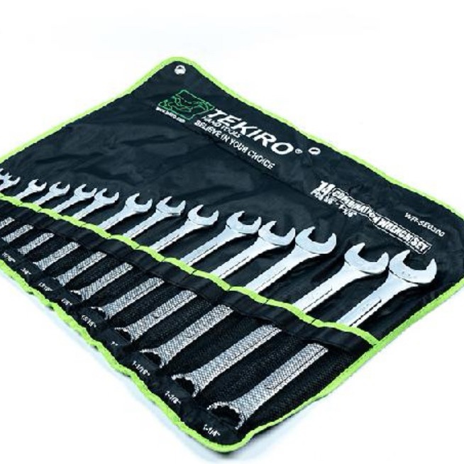 kunci ring pas inchi set tekiro 14 pcs set