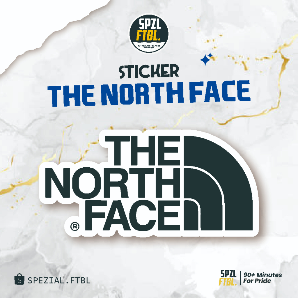 

STICKER THE NORTH FACE - STIKER FOOTBAL CASUAL, STIKER LAPTOP, AKSESORIS HP, HELM