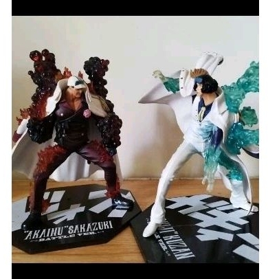 one piece figure akainu aokiji kuzan fzo dxf glm (VERY RARE)