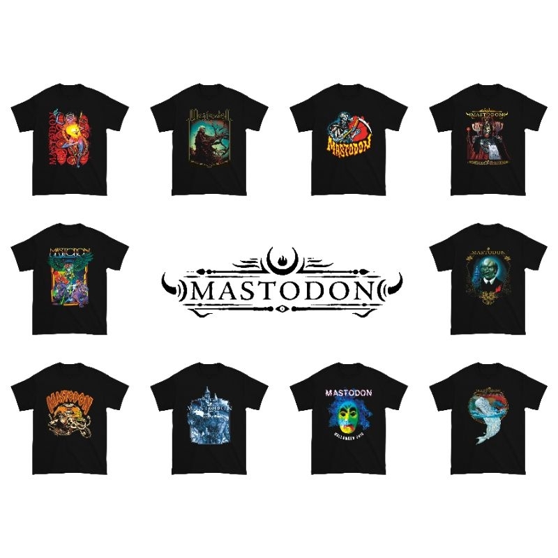Kaos Mastodon Band Music Vintage / Baju Mastodon Band Musik Vintage / Kaos Band Mastodon / Baju Band