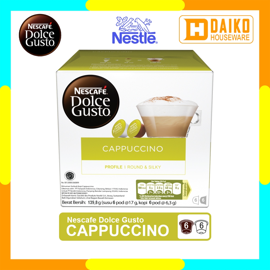 

Capsule NDG Nescafe Dolce Gusto Cappuccino 1 Box Original Nestle