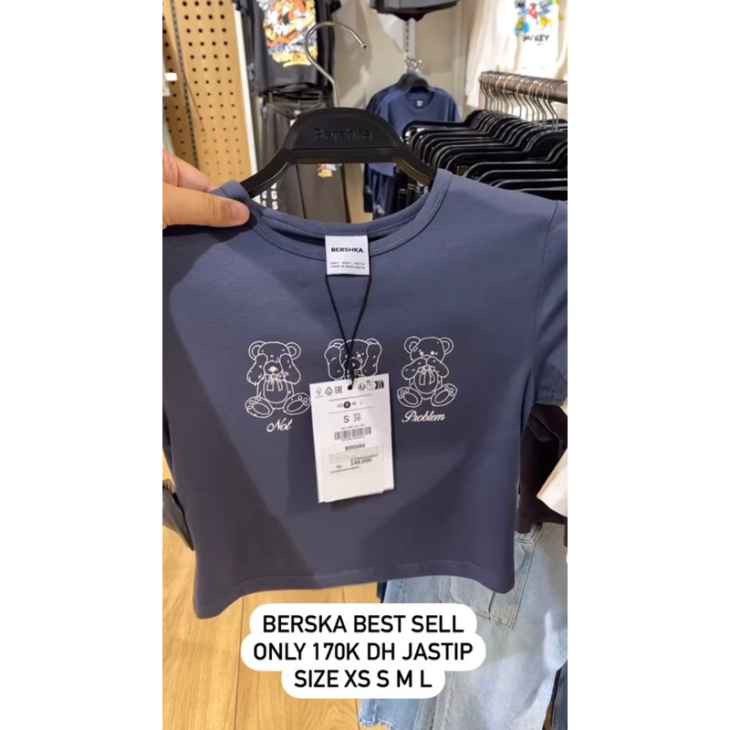 CROP TOP BERSHKA NEW BEST SELLER ORIGINAL STORE