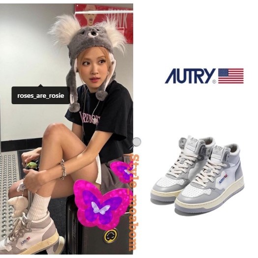 Sepatu Ori Autry high Rose Blackpink