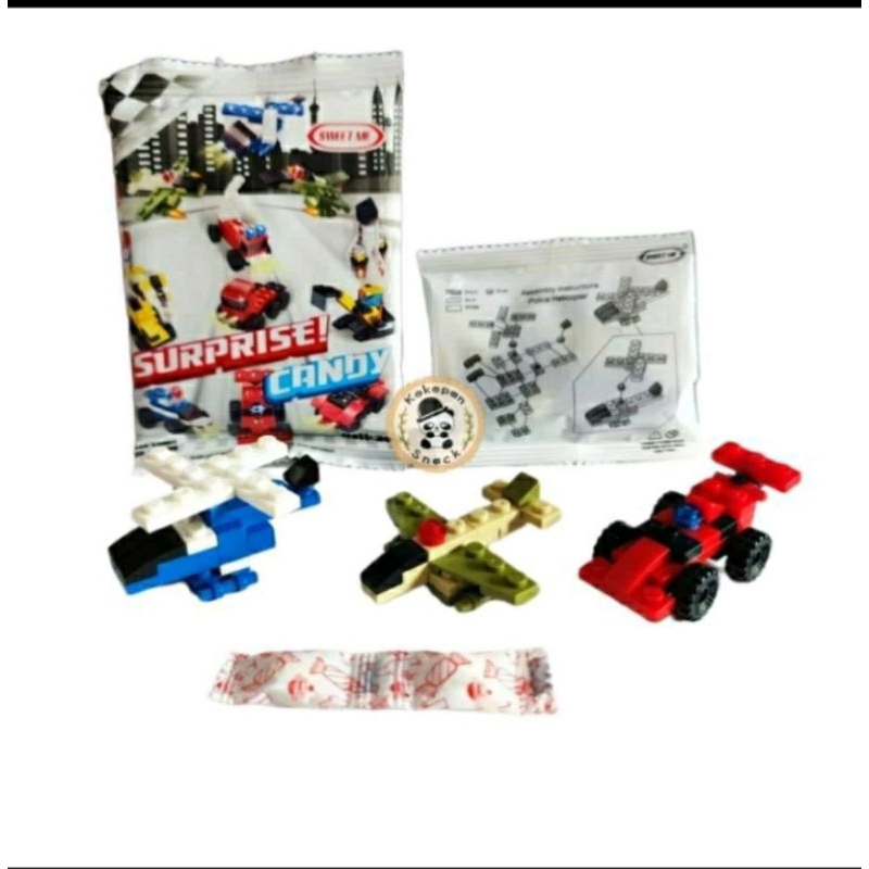 

Permen lego mobil /permen lego viral/ surprise candy 1 pcs