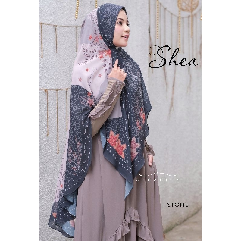 Khimar Shea by Albarizk | Free Gift | Khimar printing | Khimar cerutty printing