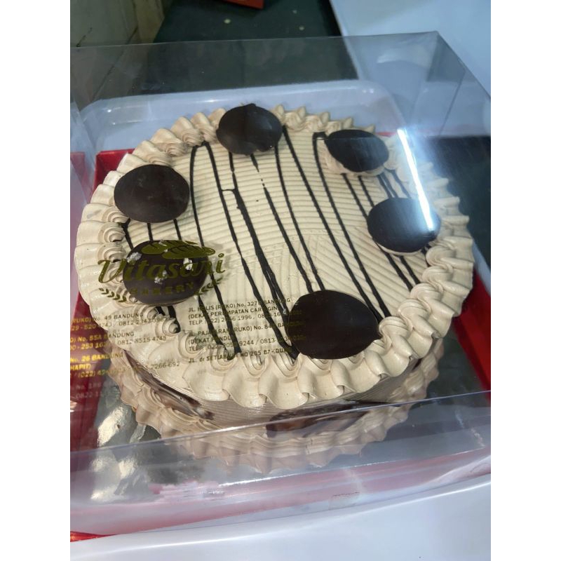 

Vitasari tart Mocca - kue ulang tahun - cake ultah - birthday cake