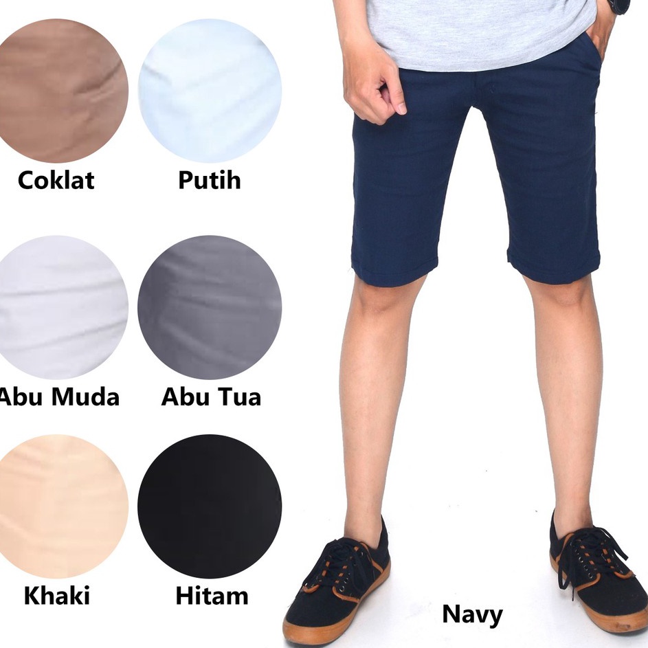 Grosir Terkeren  Topone88 Celana Pendek Pria Chino