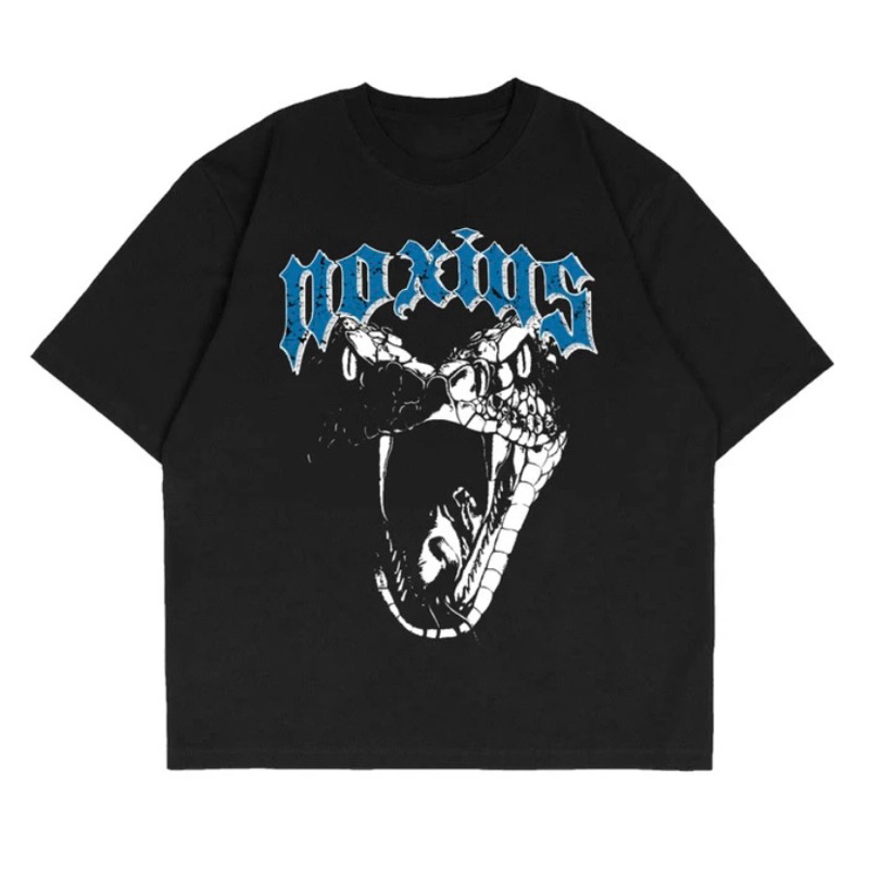 NOXIOUS SNAKE OVERSIZE TEE