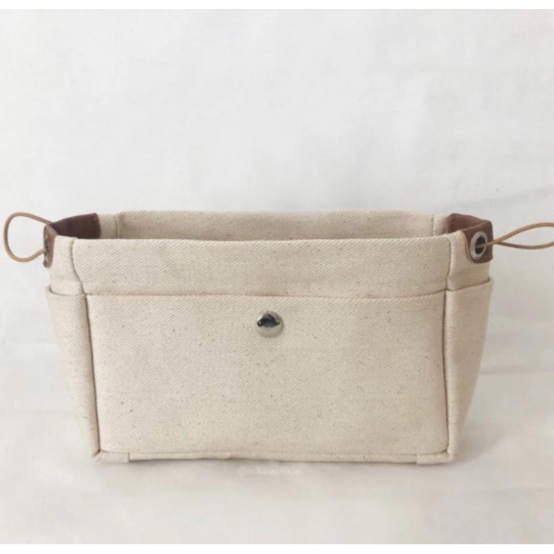 Bag organizer canvas dalaman tas canvas fourbi / insert inner bag kain