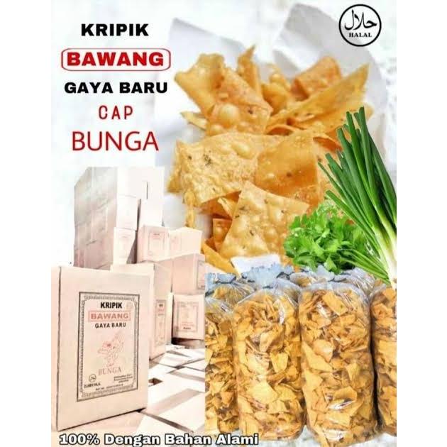 

KERIPIK BAWANG 900gr / KERIPIK PANGSIT / KERIPIK BAWANG GAYA BARU