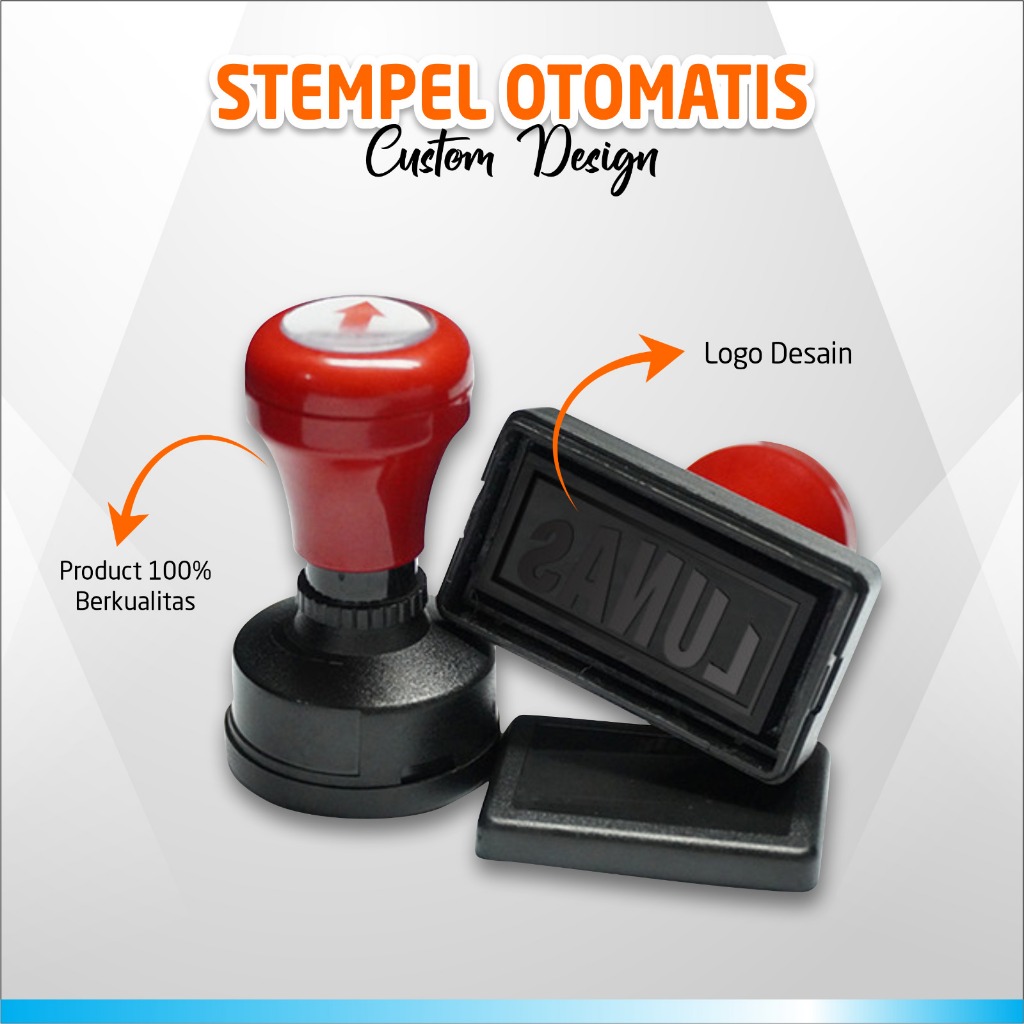 STEMPEL / STEMPEL OTOMATIS CUSTOM / STEMPEL FLASH PERSEGI PANJANG / STEMPEL FLASH BULAT / STEMPEL LO