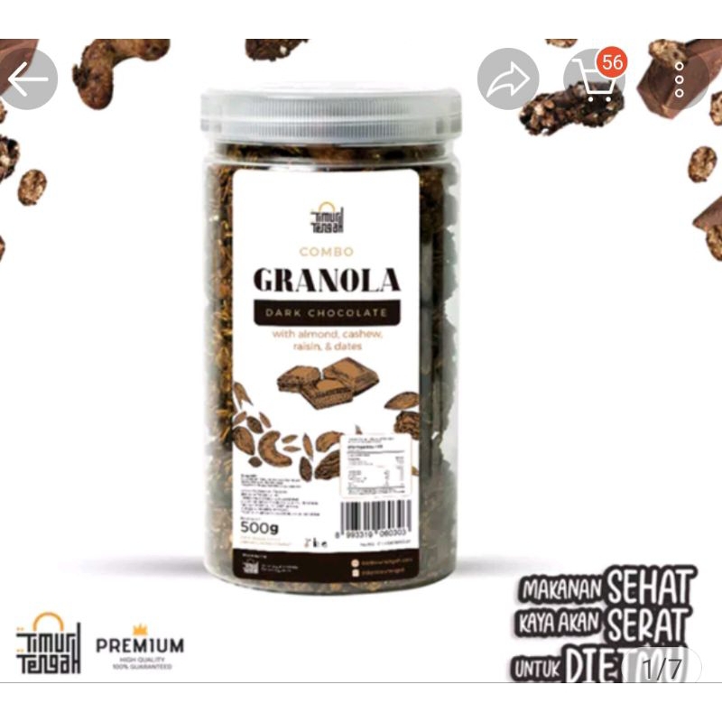 

Granola timur tengah 500gr cemilan sereal chocolate