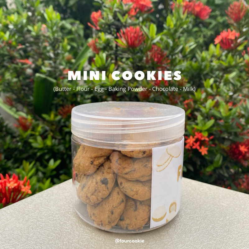 

Mini Cookies full chocolate 250gr