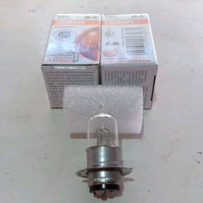 Lampu Depan Bohlam Motor K1 Osram 25W / 35W Halogen ASLI 100%
