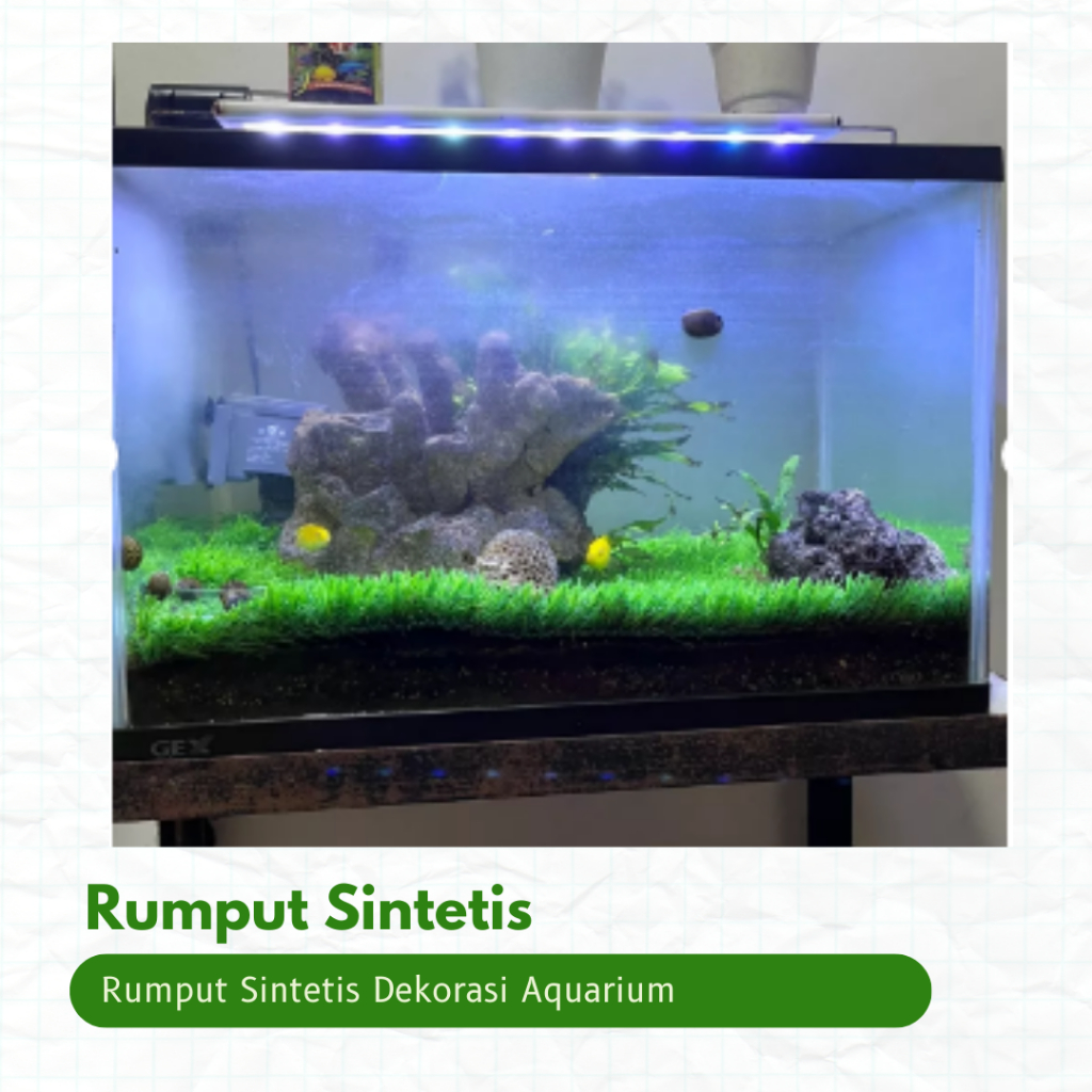 Rumput Sintetis Meteran Aquarium Rumput Sintetis 150x150 cm