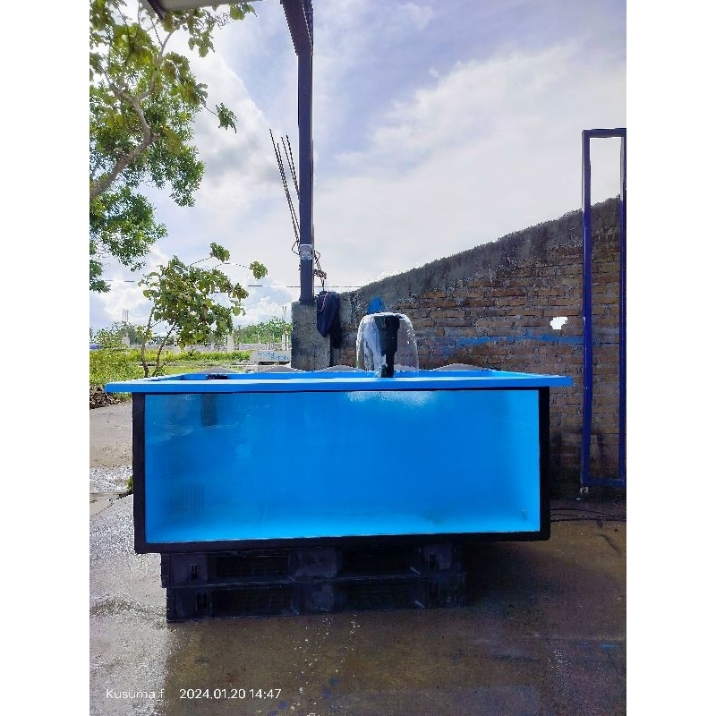 bak kaca fiberglass 150*80*60