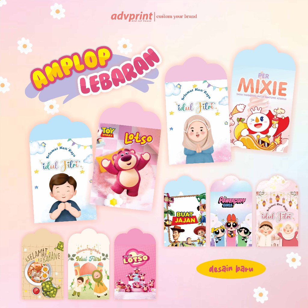 

[ 1 BIJI ] AMPLOP LEBARAN VIRAL ◽ AMPLOP LEBARAN MIXUE◽ AMPLOP IDUL FITRI ◽ LEBARAN ◽ IED MUBARAK ◽ AMPLOP LUCU ◽ LOTSO ◽ TOY STORY ◽ MIXUE ◽ POWERPUF GIRL