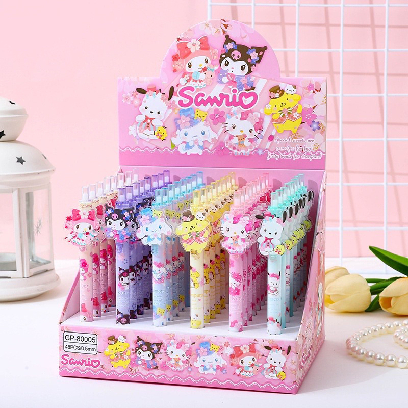 

1 buah Pulpen Gel Cetek Fancy / Pulpen Cetek Karakter SANRIO