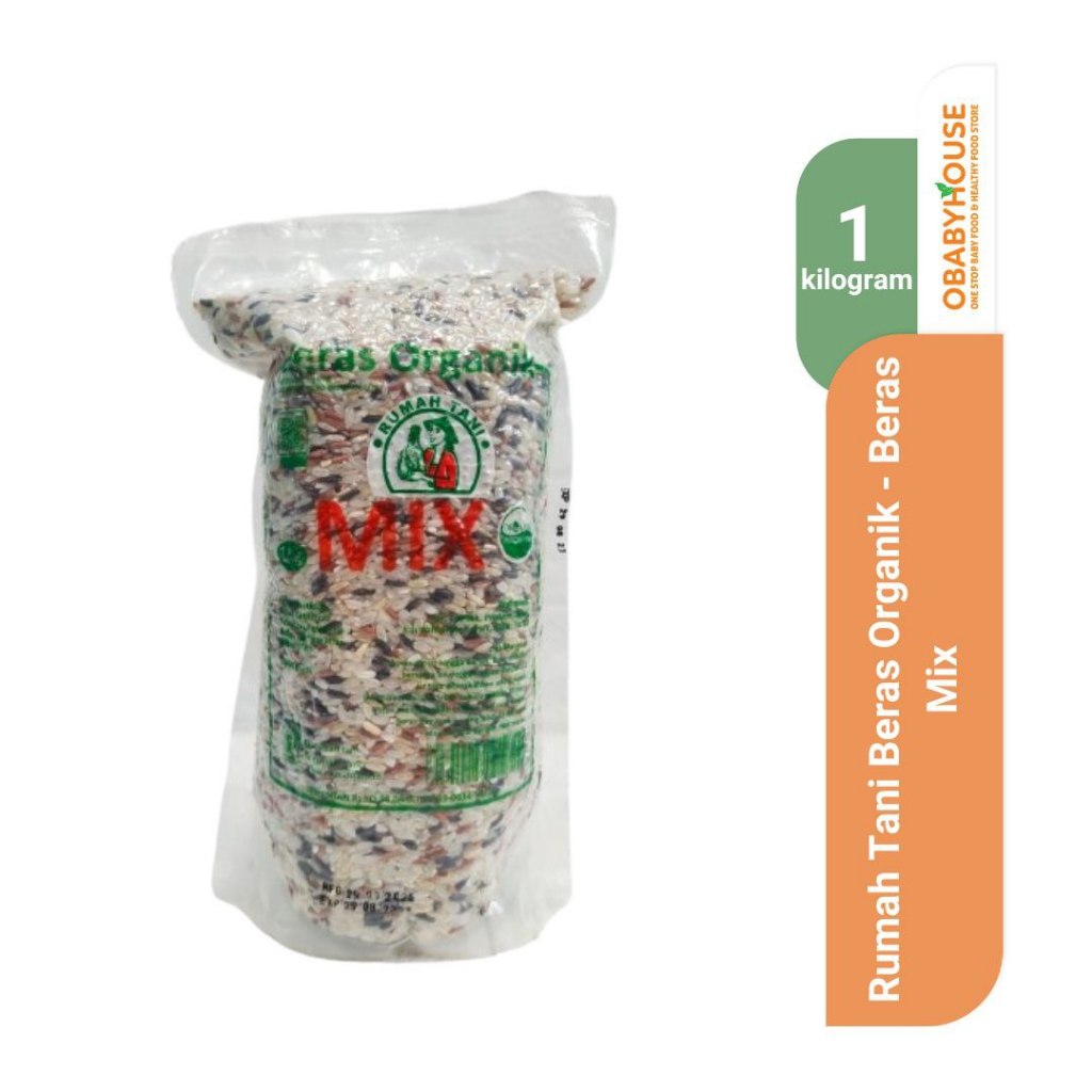 

Rumah Tani Beras Organik - Beras Mix 1 Kg (Exp 17 Jan 2025 )