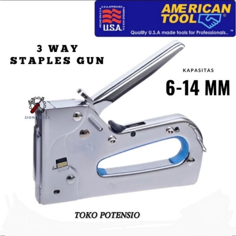 

STAPLES GUN AMERICAN TOOL STAPLE GUN