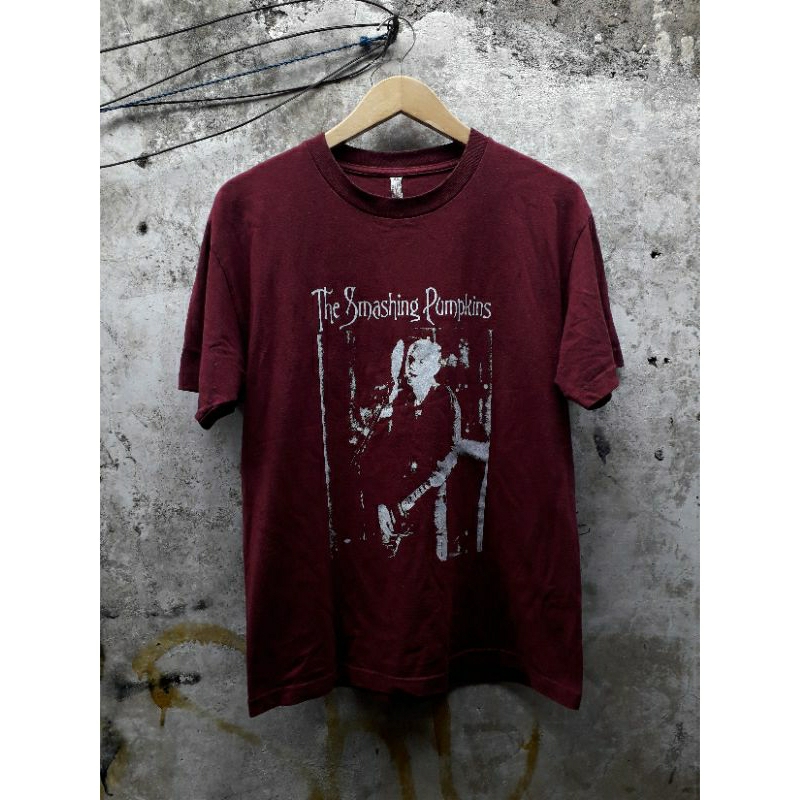 kaos band the smashing pumkins - billy corgan photo cover shirt