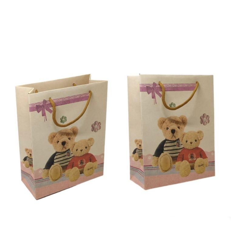 

Paperbag Beruang Lucu | Bungkus kado beruang | Paperbag teddy bear | tas kado goodie bag