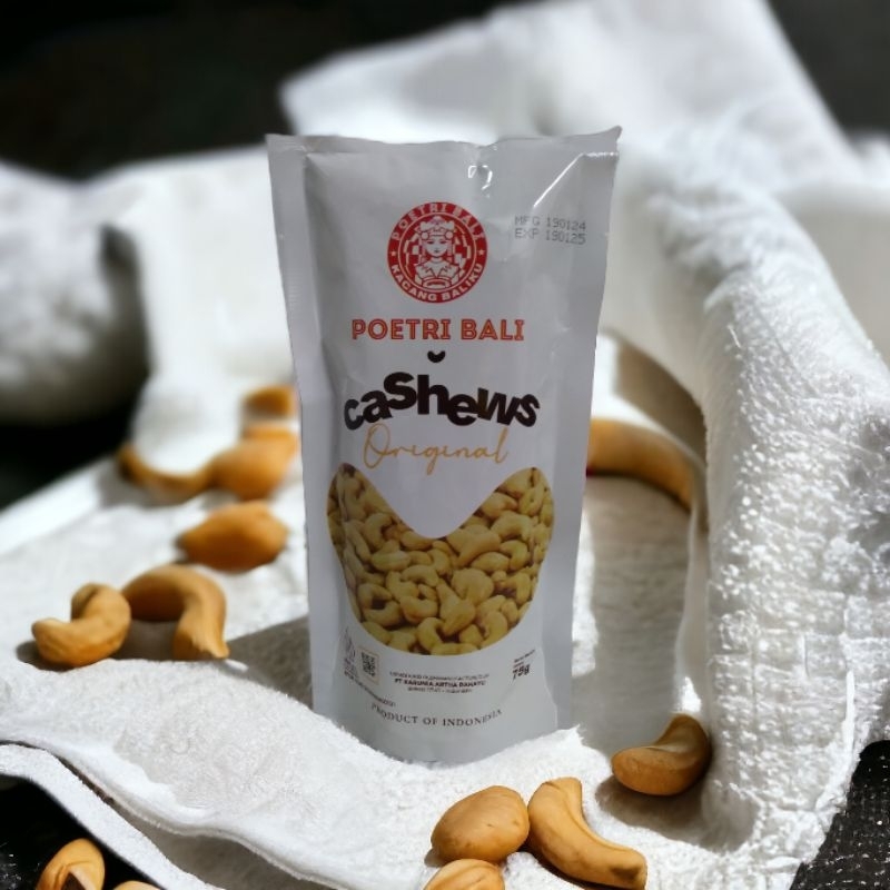 

KACANG CASHEW ORIGINAL ( KACANG METE ) 75gr