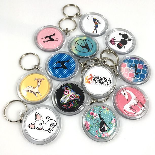 Gantungan Kunci Akrilik Bulat Custom