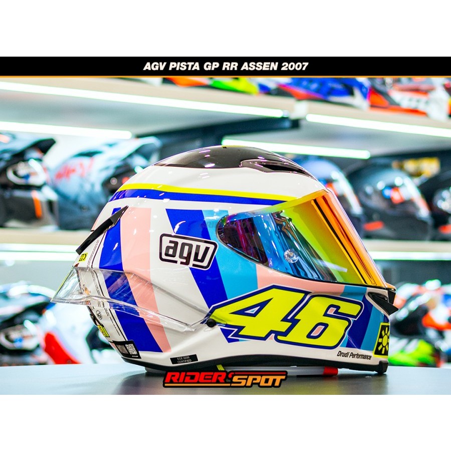 Helm Motor AGV Pista GP RR Assen 2007 Original Italy Touring